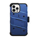 ZIZO BOLT  iPhone 15 Pro Max Case with belt clip holster - Blue - FAB 🧲 POPS®