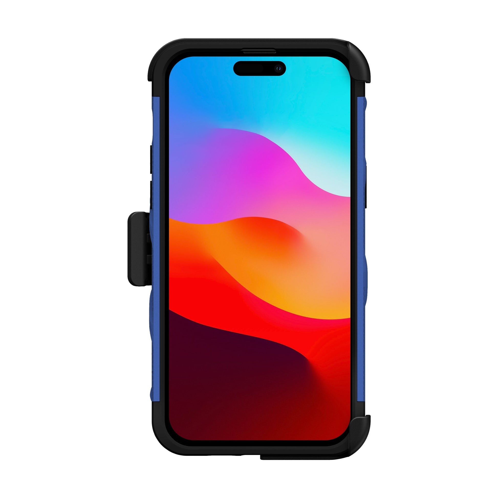 ZIZO BOLT  iPhone 15 Pro Max Case with belt clip holster - Blue - FAB 🧲 POPS®