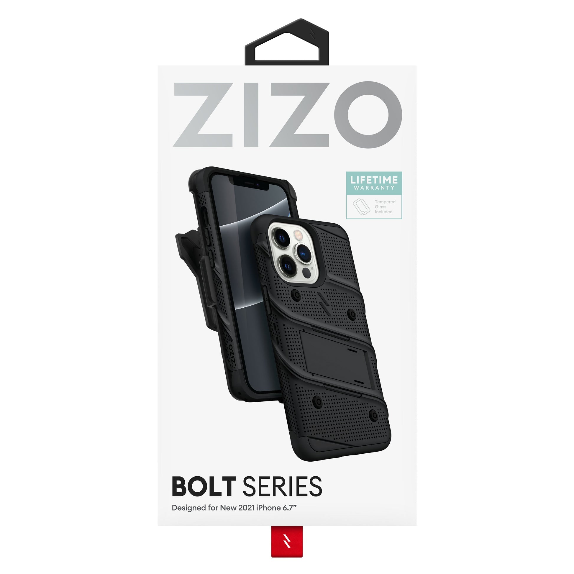 ZIZO BOLT Phone Case For iPhone 13 Pro Max Holster/Belt Clip - FAB 🧲 POPS®